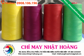 Chỉ cotton, polyester